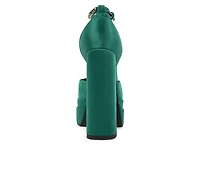 Women's Rag & Co Martin Block Heel Platform Pumps