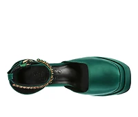 Women's Rag & Co Martin Block Heel Platform Pumps