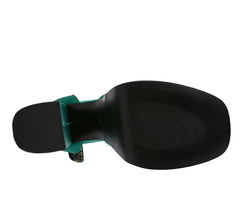 Women's Rag & Co Martin Block Heel Platform Pumps