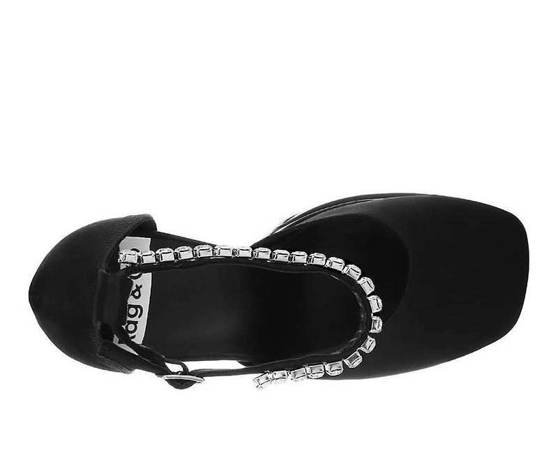 Women's Rag & Co Martin Block Heel Platform Pumps