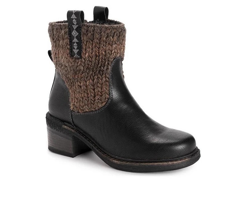 Women's MUK LUKS Arya Arlene Heeled Winter Booties