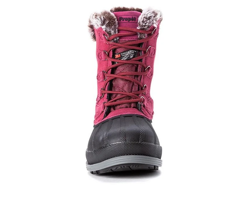 Women's Propet Lumi Tall Lace Waterproof Winter Boots