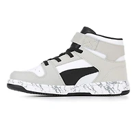 Boys' Puma Little Kid & Big Rebound Layup Mid Marble Sneakers