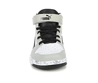 Boys' Puma Little Kid & Big Rebound Layup Mid Marble Sneakers
