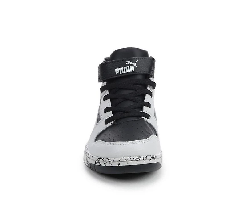 Boys' Puma Little Kid & Big Rebound Layup Mid Marble Sneakers