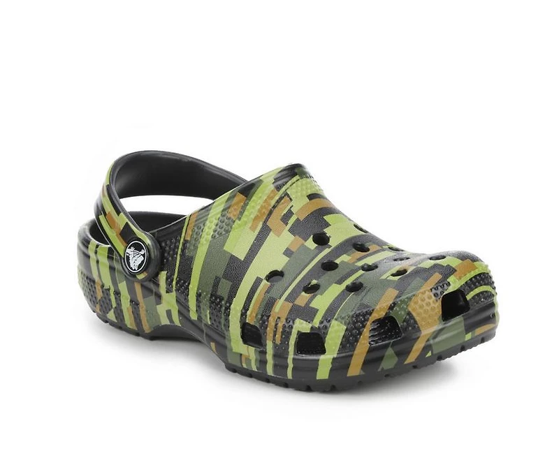 Boys' Crocs Little Kid & Big Classic Digi Camo Clogs