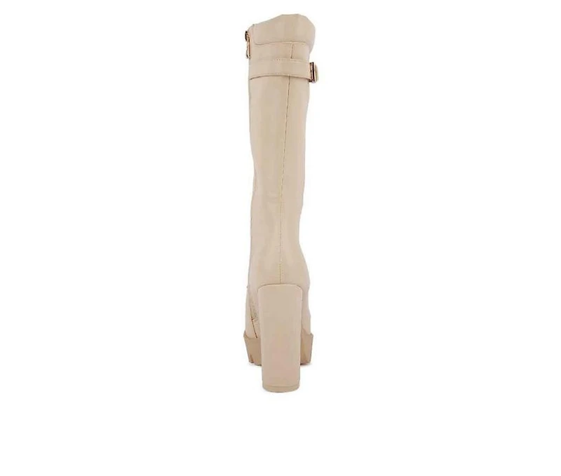 Women's London Rag Magnolia Knee High Lace Up Boots