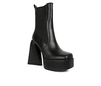 Women's London Rag Frosty Platform Heeled Booties