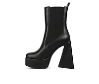 Women's London Rag Frosty Platform Heeled Booties