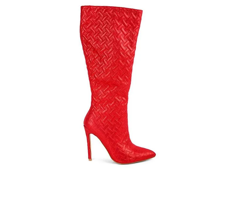 Women's London Rag Tinkles Knee High Stiletto Boots
