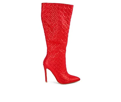 Women's London Rag Tinkles Knee High Stiletto Boots