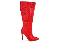 Women's London Rag Tinkles Knee High Stiletto Boots
