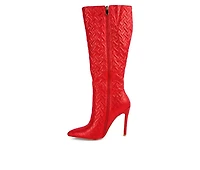 Women's London Rag Tinkles Knee High Stiletto Boots