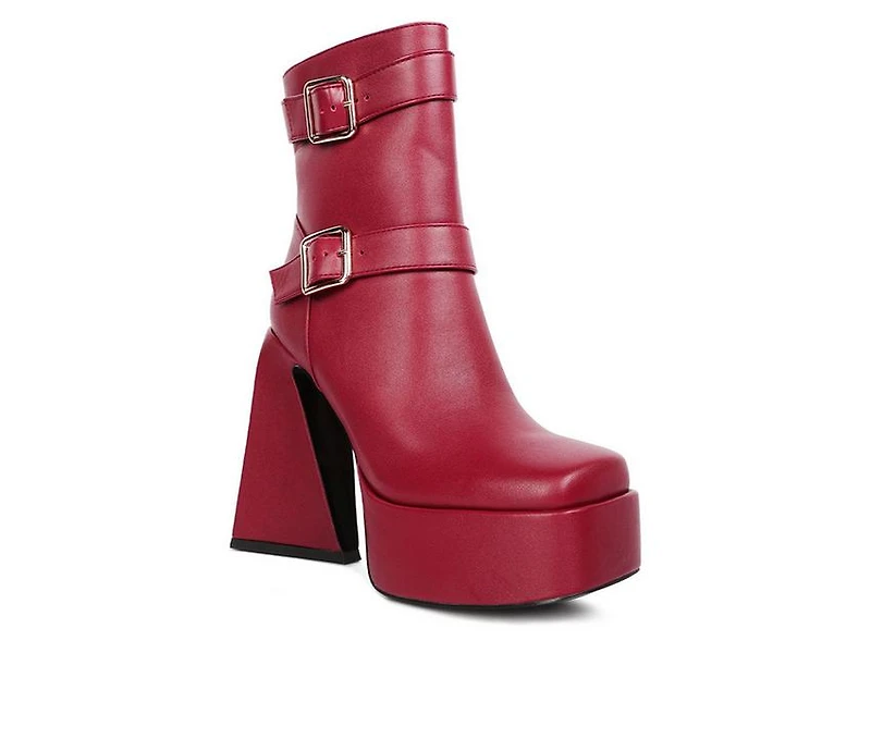 Women's London Rag Hot Cocoa Platform Heeled Booties