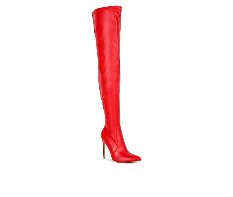 Women's London Rag Gush Over The Knee Stiletto Boots