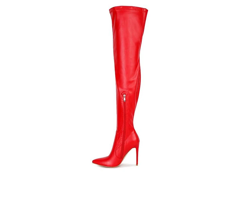 Women's London Rag Gush Over The Knee Stiletto Boots
