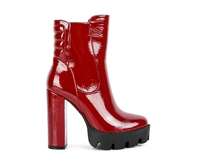 Women's London Rag High Key Platform Heeled Booties