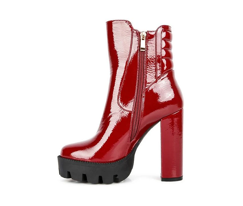 Women's London Rag High Key Platform Heeled Booties