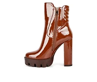Women's London Rag High Key Platform Heeled Booties