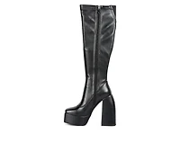 Women's London Rag Fanning Platform Knee High Boots
