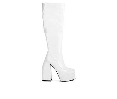 Women's London Rag Fanning Platform Knee High Boots