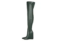 Women's London Rag Leggy Lass Over The Knee Wedge Heel