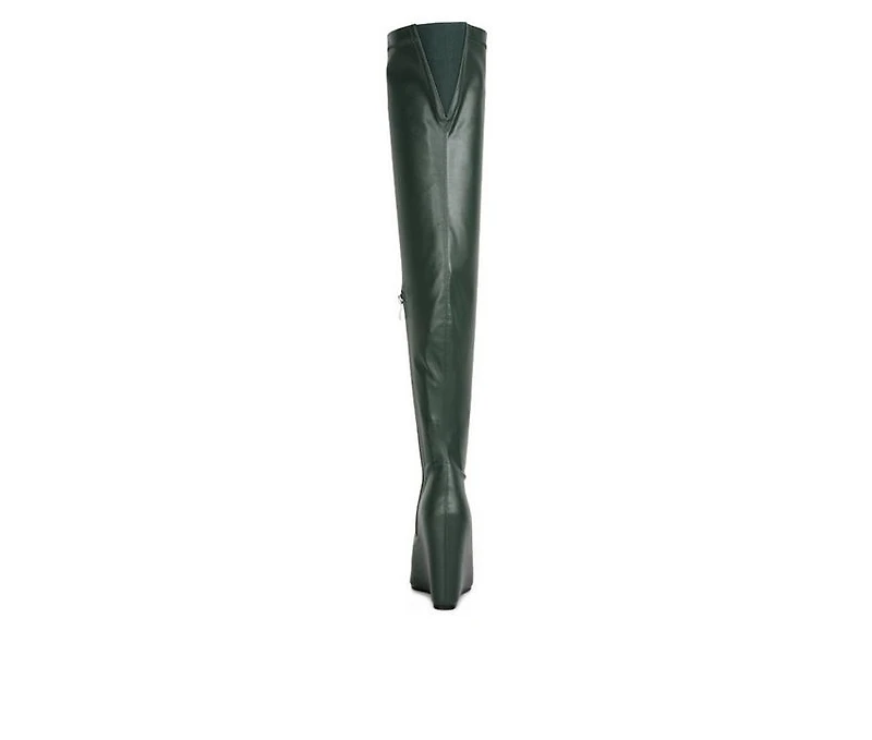 Women's London Rag Leggy Lass Over The Knee Wedge Heel