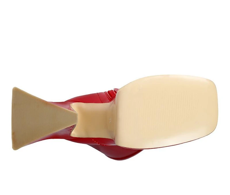 Women's London Rag Snowflakes Knee High Platform Boots