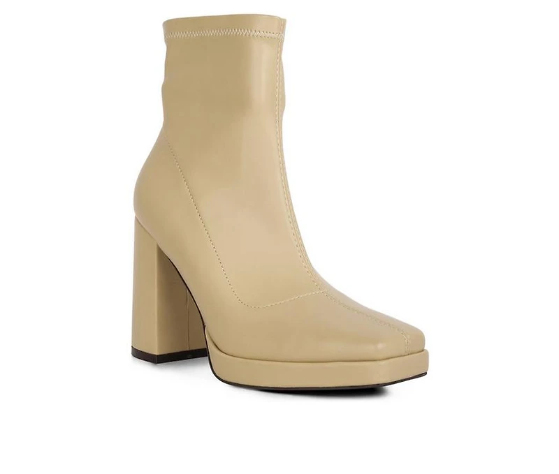 Women's London Rag Tintin Block Heel Booties