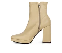 Women's London Rag Tintin Block Heel Booties