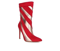 Women's London Rag Whistles Stiletto Mid Calf Boots