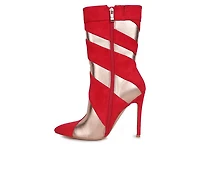Women's London Rag Whistles Stiletto Mid Calf Boots