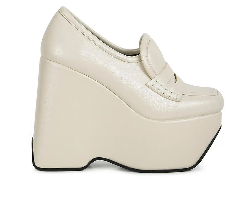 Women's Rag & Co Gilliam Platform Wedge Loafers