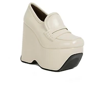 Women's Rag & Co Gilliam Platform Wedge Loafers