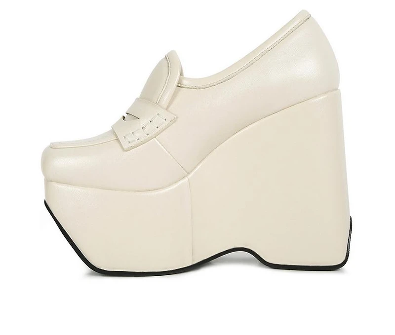 Women's Rag & Co Gilliam Platform Wedge Loafers