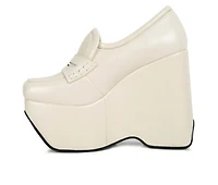 Women's Rag & Co Gilliam Platform Wedge Loafers