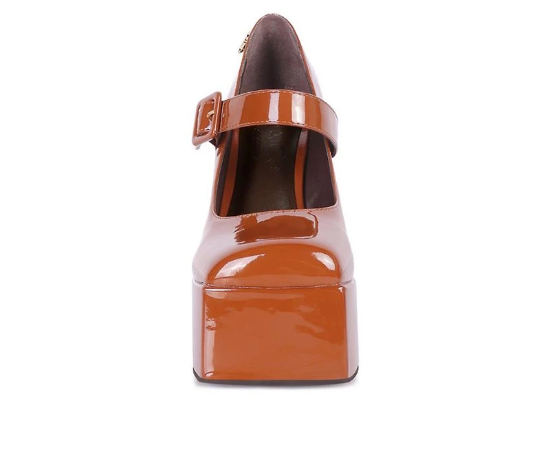 Women's Rag & Co Pablo Platform Block Heel Mary Janes