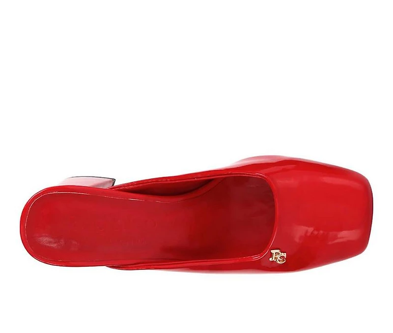 Women's Rag & Co Neoplast Block Heel Mules