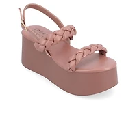 Journee Collection Zannah Platform Wedge Sandals