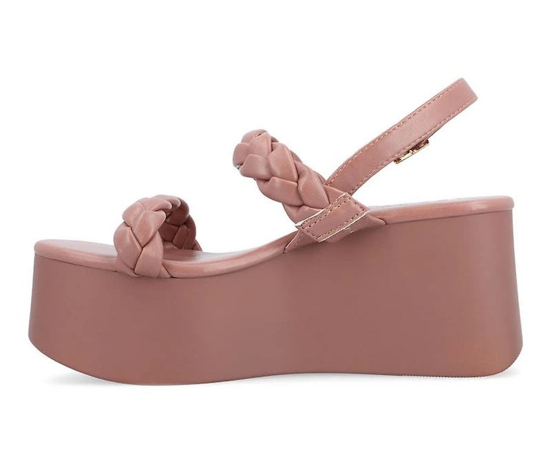 Journee Collection Zannah Platform Wedge Sandals