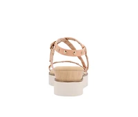 Women's Journee Collection Lindsay Low Wedge Platform Sandals