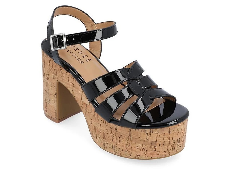 Women's Journee Collection Jania Platform Heeled Sandals