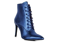 Women's Rag & Co Piet Stiletto Lace Up Booties