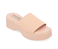 Women's Journee Collection Emani Platform Sandals