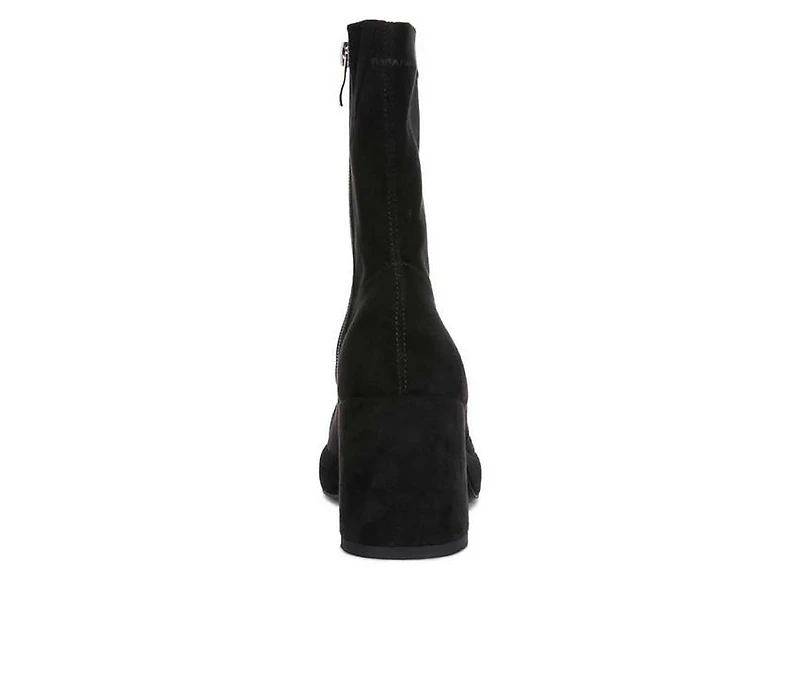 Women's Rag & Co Two Cubes Heeled Booties