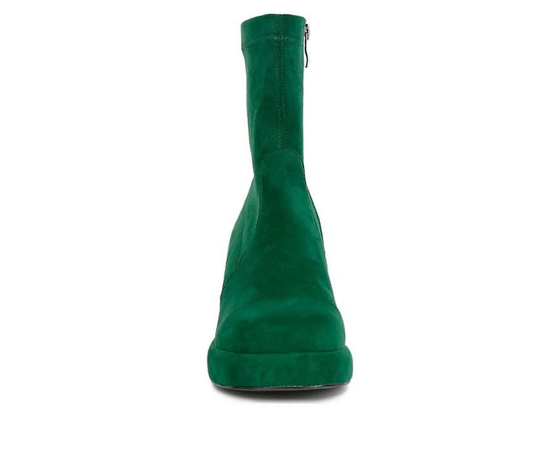 Women's Rag & Co Two Cubes Heeled Booties