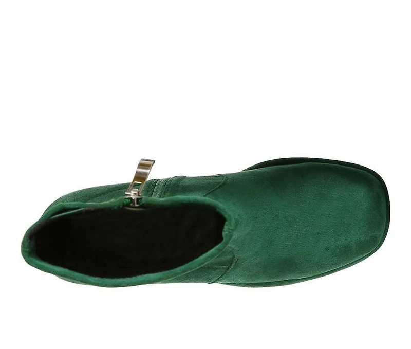 Women's Rag & Co Two Cubes Heeled Booties