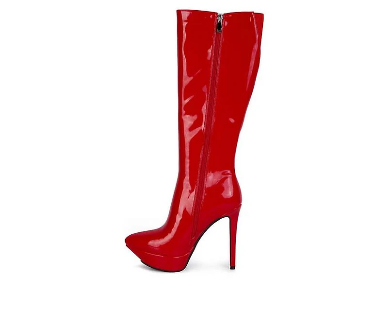 Women's Rag & Co Chatton Knee High Stiletto Boots