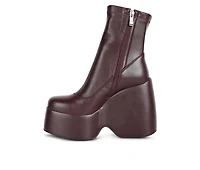 Women's Rag & Co Purnell Wedge Platform Booties