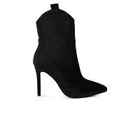 Women's Rag & Co Nat Love Stiletto Cow Girl Booties